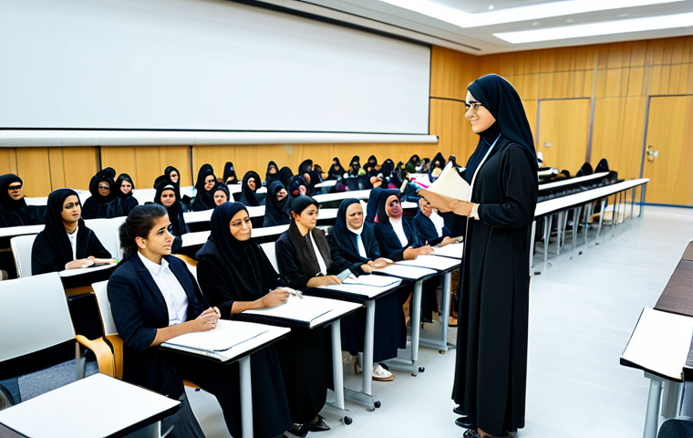 사우디아라비아의 여성 권리 변화 - "A Saudi woman happily showing her new driver's license, standing next to her car in a modern city s...