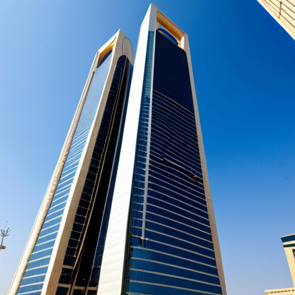 사우디아라비아 주요 도시별 특성  리야드 제다 담맘 등 - Riyadh Skyscraper - Kingdom Centre**

"A stunning, wide-angle architectural photograph of the Kingdo...