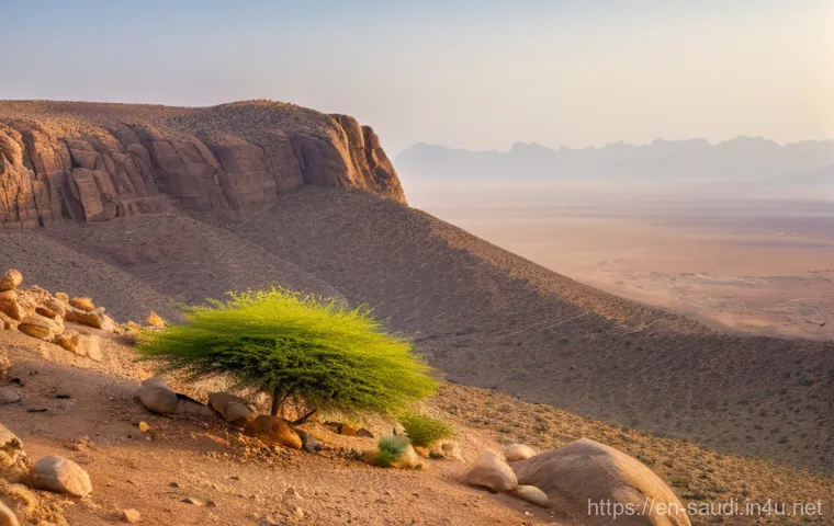 사우디아라비아의 환경 보호 정책과 대책 - **Prompt:** A stunning, futuristic cityscape at dawn, showcasing NEOM's "The Line" concept seamlessl...